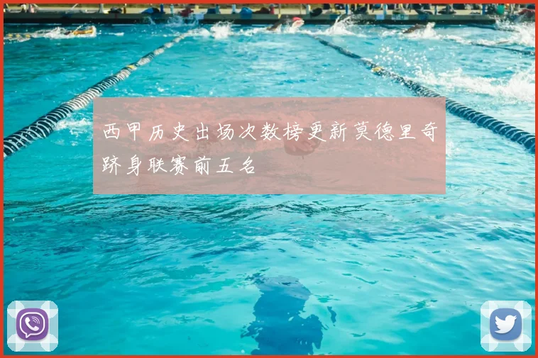 西甲历史出场次数榜更新莫德里奇跻身联赛前五名